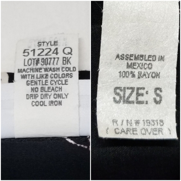 GRAFF Wear Women's Boho Cottagecore Black Floral Longsleeve Buttondown, Small - Picture 10 of 10